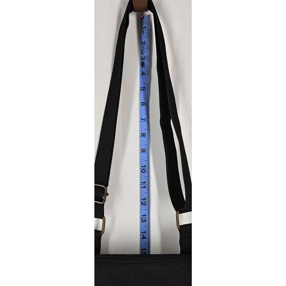 EDDIE BAUER BLACK CROSSBODY TRAVEL SHOULDER BAG – CASUAL CLASSIC, 8x10 - Picture 7 of 9